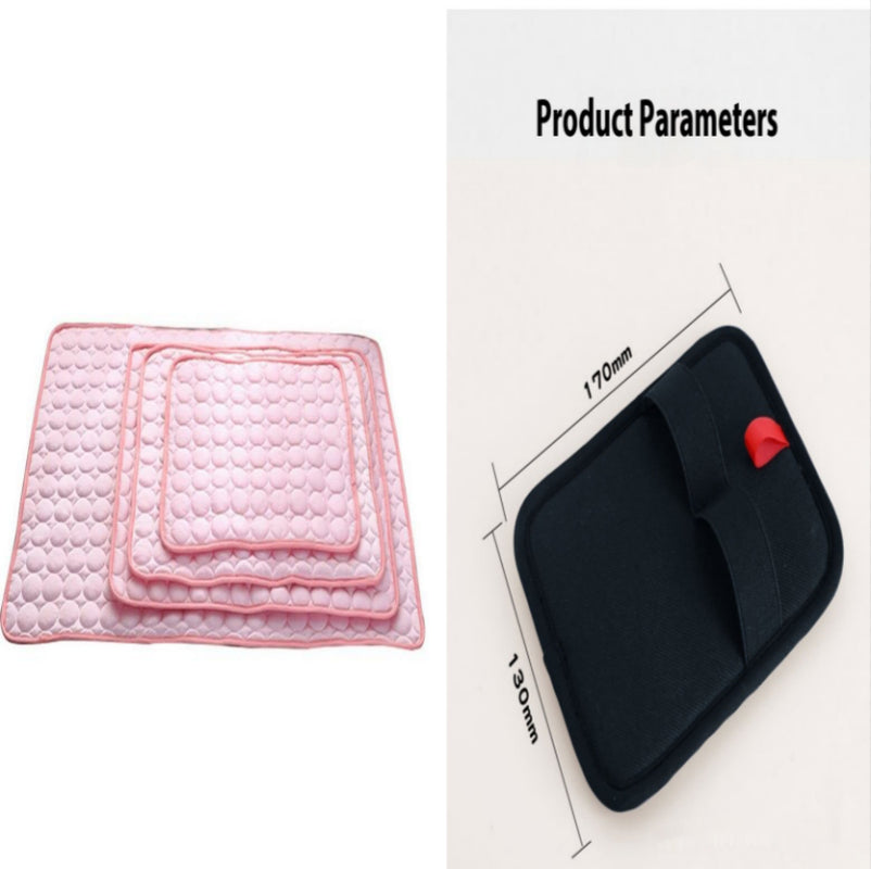 Pet Dog Cat Ice Silk Cold Nest Pad for Cooling in Summer